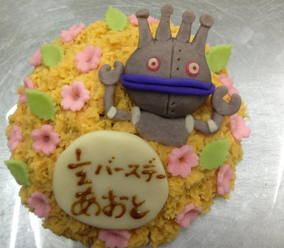誕生日に和菓子ケーキ 三重県桑名市の和菓子屋 ゆめの菓あきぞう